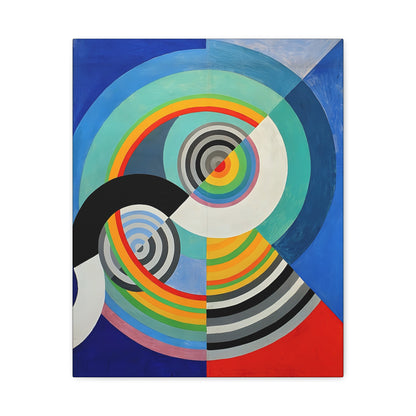 Rythme numéro 3 (1938) by Robert Delaunay / Reproduction Fine Art sur Toile / Epaisseur 3,2cm - 1'25 po