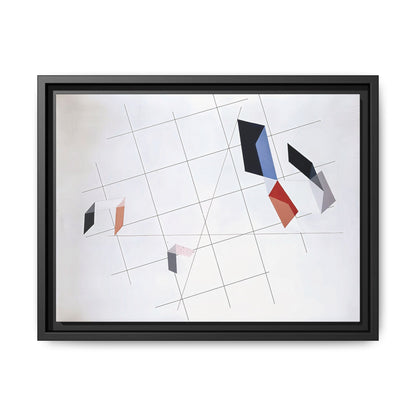 L IV (1936) by László Moholy-Nagy  / Toile encadrée sur caisse américaine
