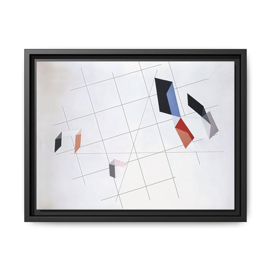L IV (1936) by László Moholy-Nagy  / Toile encadrée sur caisse américaine