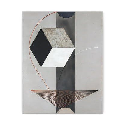Proun 99 (ca. 1923-1925) by El Lissitzky / Reproduction Fine Art sur Toile /  Epaisseur 3.2 cm - 1.25 inch