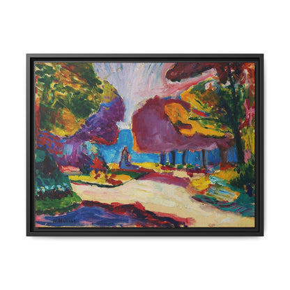 Jardin du Luxembourg, Paris (1902) by Henri Matisse  / Toile encadrée sur caisse américaine