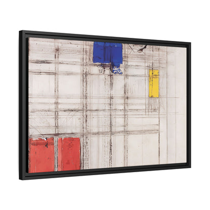 Study for a Composition (1940-1941) by Piet Mondrian  / Toile encadrée sur caisse américaine
