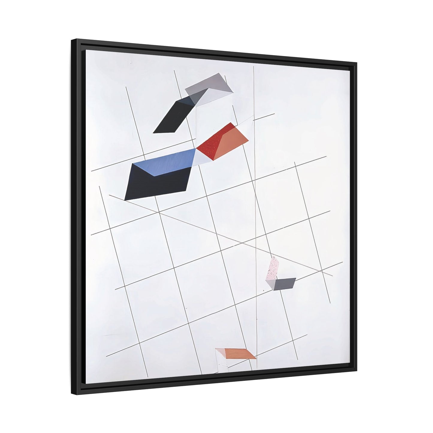 L IV (1936) by László Moholy-Nagy  / Toile encadrée sur caisse américaine
