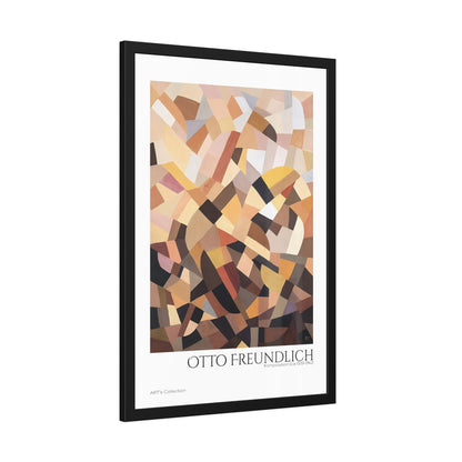 Komposition (ca 1939-1942) by Otto Freundlich  / Affiche Encadrée série ART's Collection