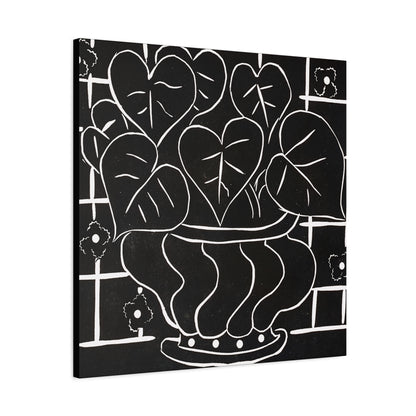Corbeille de bégonias I (1938) by  Henri Matisse / Reproduction Fine Art sur Toile / Large Epaisseur 3.2 cm - 1.25 inch