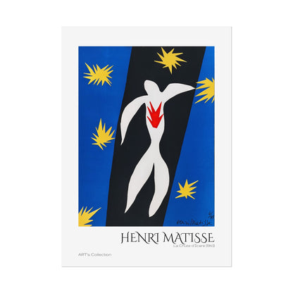 La Chute d'Icare (1943) by Henri Matisse / Affiche imprimée - Série ART's Collection