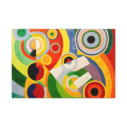 Rythme, Joie de vivre (1930) by Robert Delaunay / Reproduction Fine Art sur Toile / Large Epaisseur 3.2 cm - 1.25 inch
