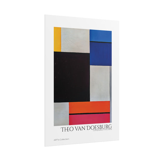 Composition XXI (1923) by Theo van Doesburg  / Affiche imprimée - Série ART's Collection