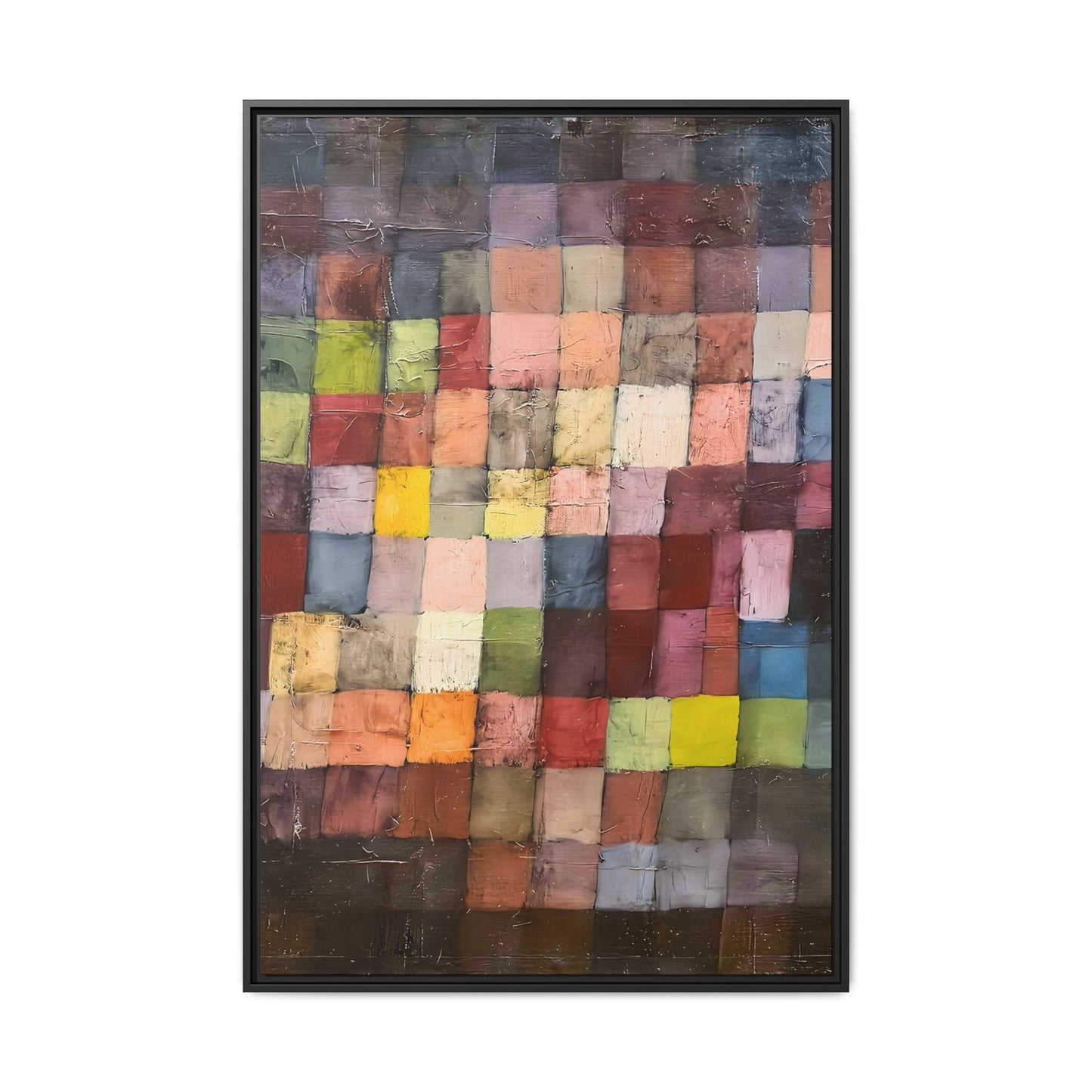 Ancient Sound (1925) by Paul Klee  / Toile encadrée sur caisse américaine
