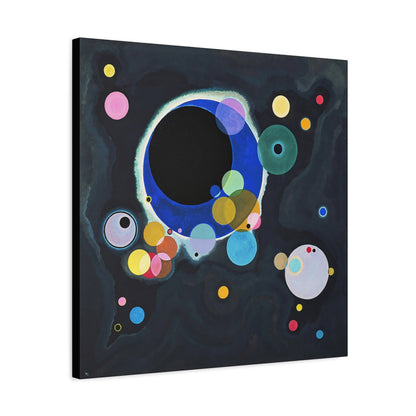 Several Circles (1926) by Wassily Kandinsky  / Reproduction Fine Art sur Toile / Epaisseur 3,2cm - 1'25 po