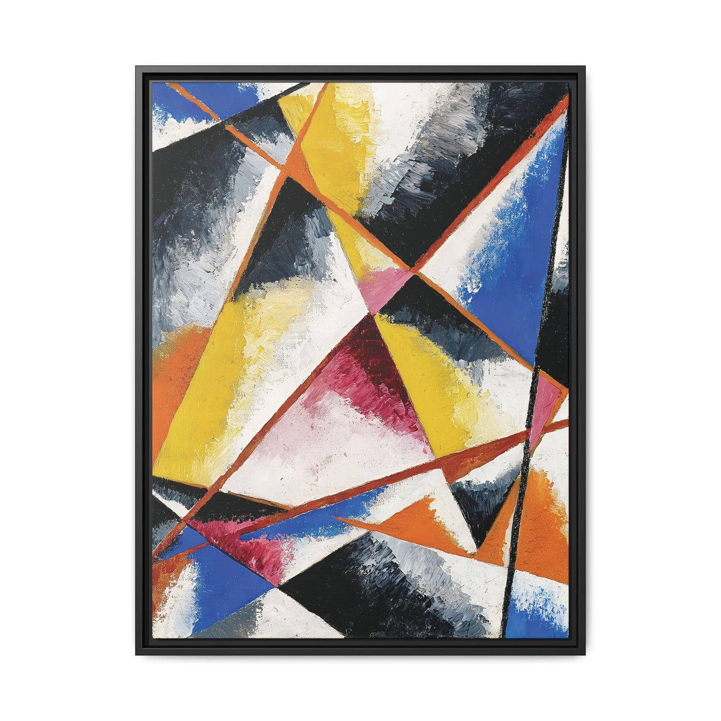 Untitled Compositions (circa 1916)  by Lyubov Popova / Toile encadrée sur caisse américaine