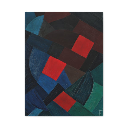 Komposition (1935-1936) by Otto Freundlich  / Reproduction Fine Art sur Toile / Epaisseur 3,2cm - 1'25 po