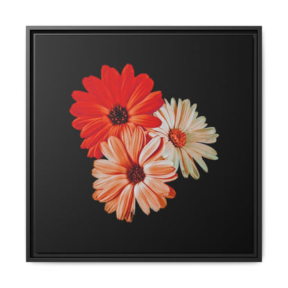 Collection Signature "FLORAL Numéro 7" sur Toile encadrée avec caisse américaine