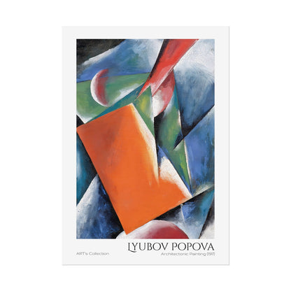 Architectonic Painting (1917) by Lyubov Popova / Affiche imprimée - Série ART's Collection