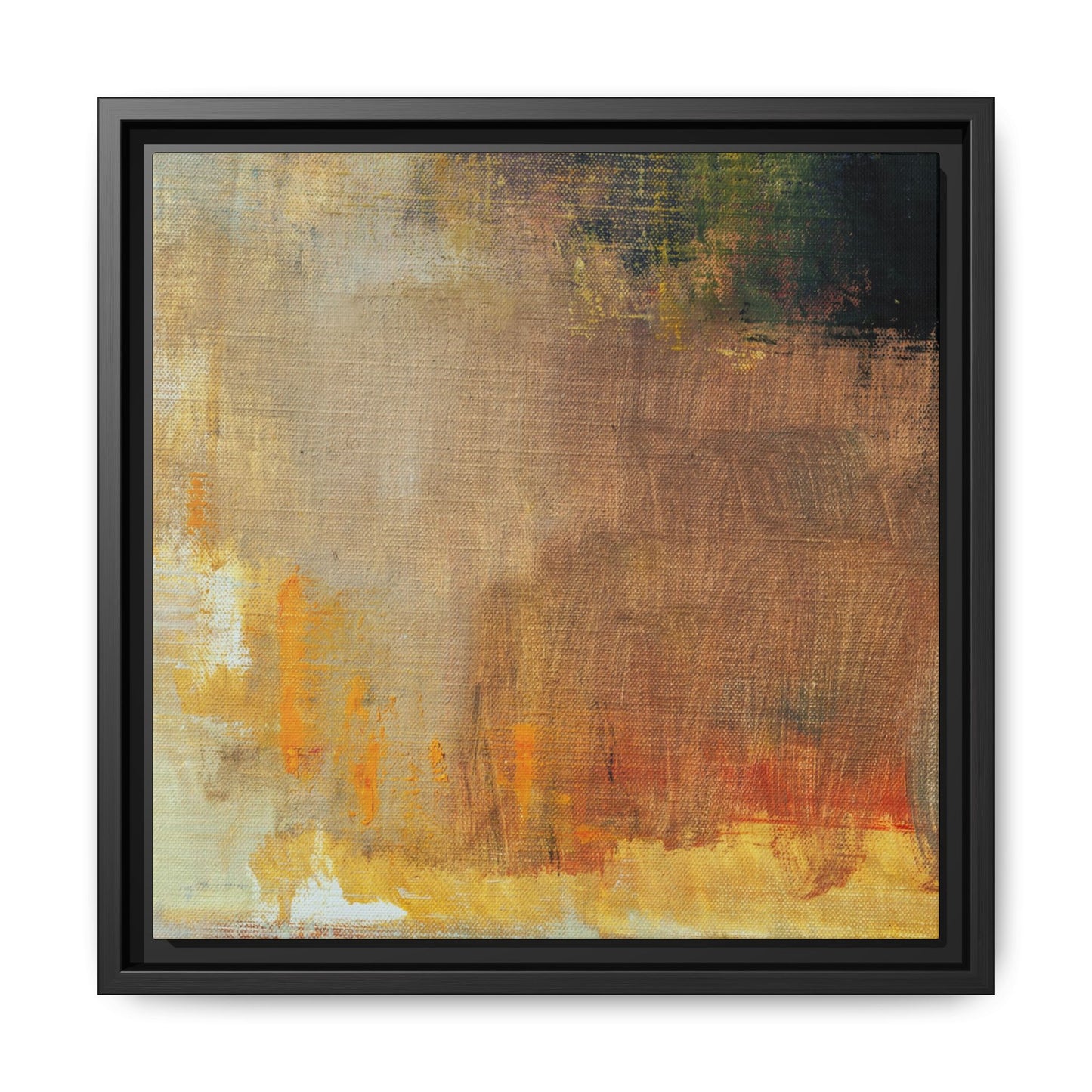 Tableau Contemporain Alezan "Série Sign Collections" / Toile encadrée sur caisse américaine