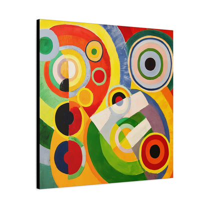 Rythme, Joie de vivre (1930) by Robert Delaunay / Reproduction Fine Art sur Toile / Large Epaisseur 3.2 cm - 1.25 inch