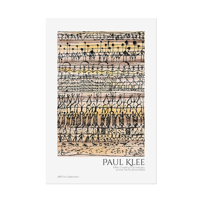 ERA. Cooling in a Garden of the Torrid Zone (1923) by Paul Klee / Affiche imprimée - Série ART's Collection