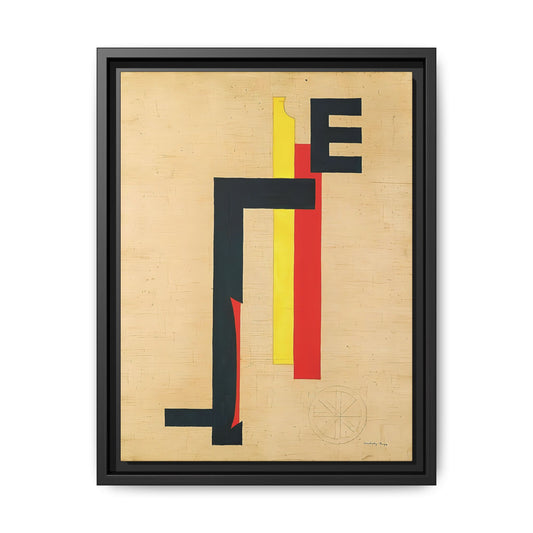 E-Bild - E Picture (1921) by László Moholy-Nagy  / Toile encadrée sur caisse américaine