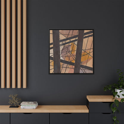 Raum-Kraft Komposition (1921-22) by Lyubov Popova / Toile encadrée sur caisse américaine
