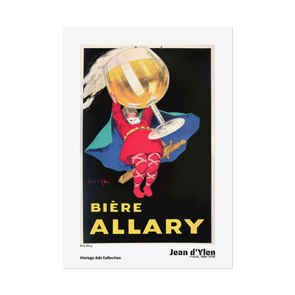 Biere Allary by Jean d'Ylen / Affiche imprimée - Série Vintage Ads Collection