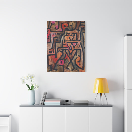 Forest Witches (1938) by Paul Klee / Reproduction Fine Art sur Toile / Epaisseur 3,2cm - 1'25 po