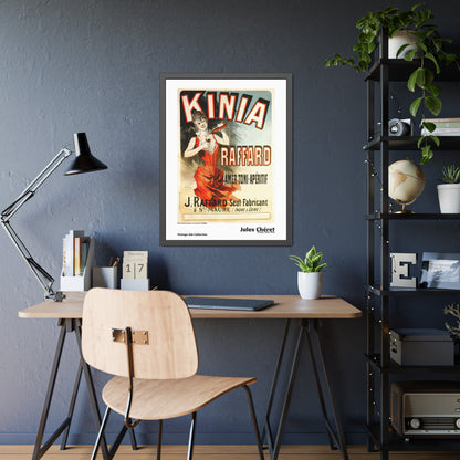 Kinia Raffard - Amer Toni-Aperitif (1888) by Jules Chéret / Affiche Encadrée Série Vintage Ads Collection
