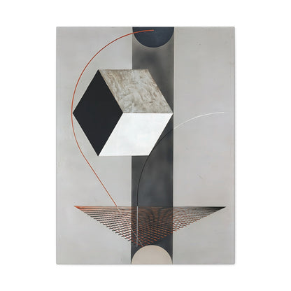 Proun 99 (ca. 1923-1925) by El Lissitzky / Reproduction Fine Art sur Toile /  Epaisseur 3.2 cm - 1.25 inch