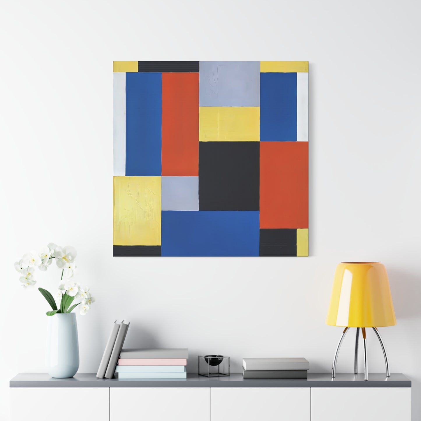 Composition XX (1920) by Theo van Doesburg  / Reproduction Fine Art sur Toile / Epaisseur 3.2 cm - 1.25 inch