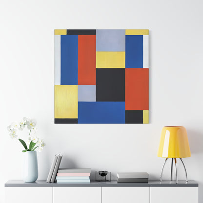 Composition XX (1920) by Theo van Doesburg  / Reproduction Fine Art sur Toile / Epaisseur 3.2 cm - 1.25 inch