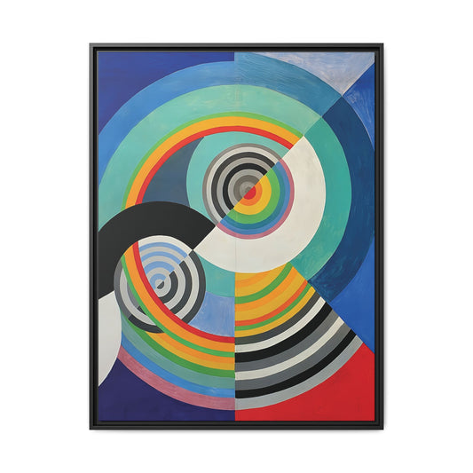 Rythme Numéro 3 (1938)  by Robert Delaunay  / Toile encadrée sur caisse américaine