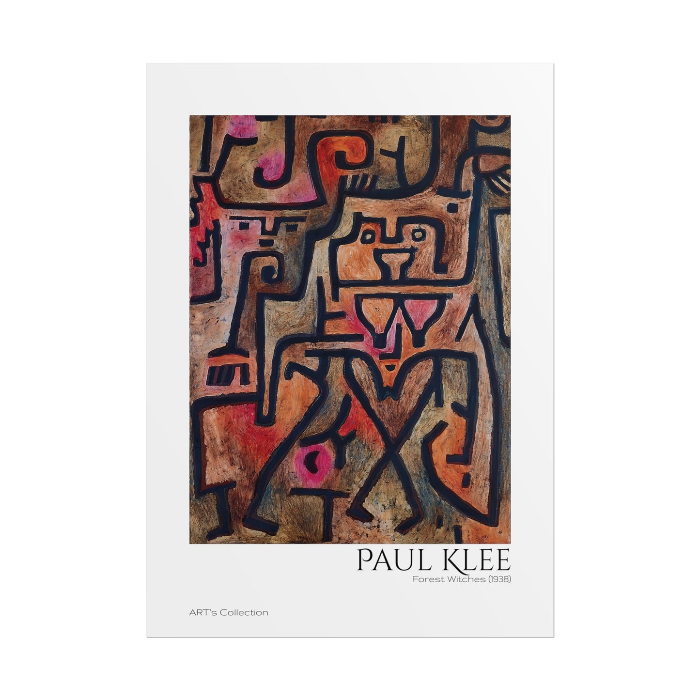 Forest Witches (1938)  by Paul Klee / Affiche imprimée - Série ART's Collection