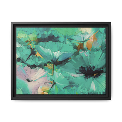 Tableau Floral Mers du Sud "Série Sign Collections" / Toile encadrée sur caisse américaine