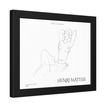 Odalisque, Nice (1931) by Henry Matisse  / Affiche Encadrée série ART's Collection