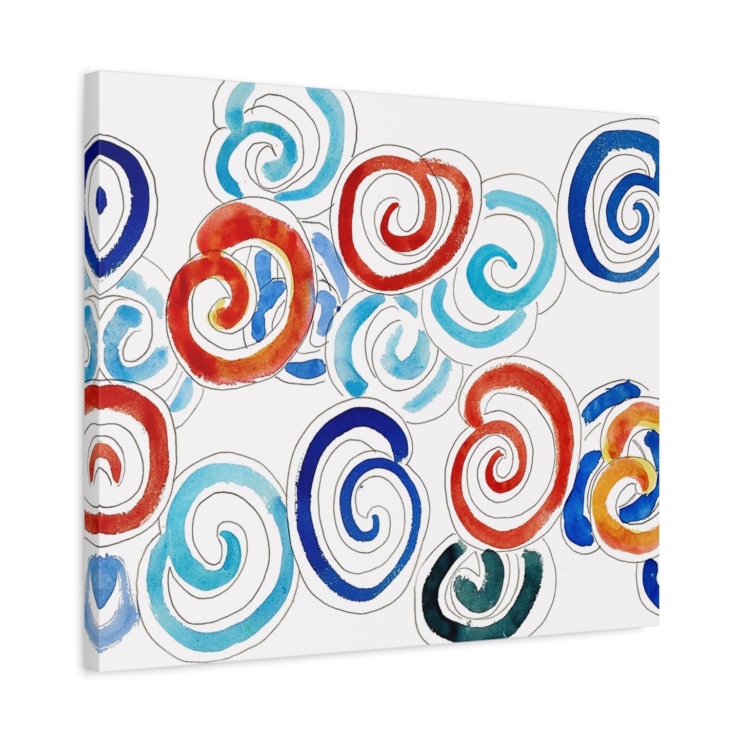 Escargots (1953) by Henri Matisse / Reproduction Fine Art sur Toile / Flanc Large Epaisseur 3.2 cm - 1.25 inch