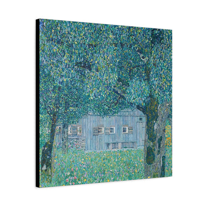 Bauernhaus in Buchberg (1911)  by Gustav Klimt / Reproduction Fine Art sur Toile / Flanc Large Epaisseur 3.2 cm - 1.25 inch