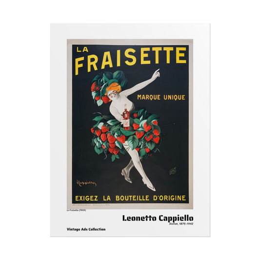 La Fraisette (1909) by Leonetto Cappiello / Affiche imprimée - Série Vintage Ads Collection