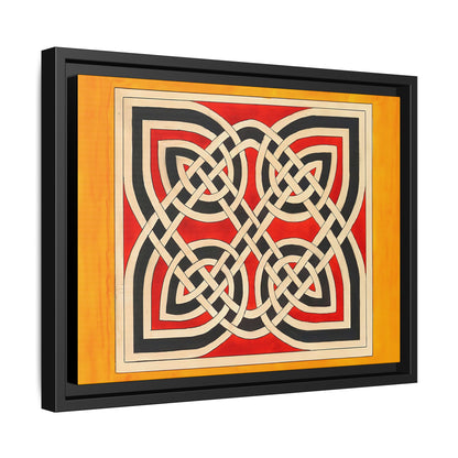Celtic Ornament (ca 1900) by Elizabeth A. Nedwill / Toile encadrée sur caisse américaine