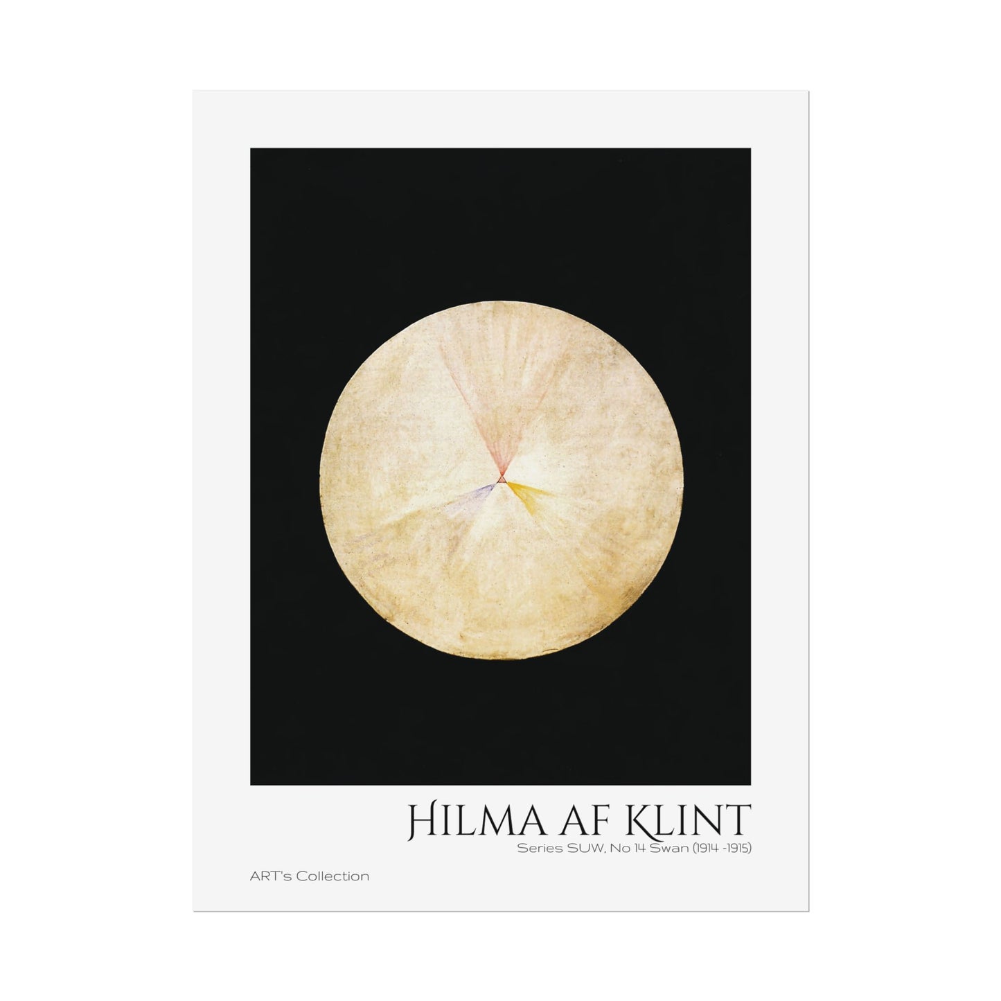 Series SUW, No 14 Swan (1914 -1915) by Hilma af Klint  / Affiche imprimée - Série ART's Collection