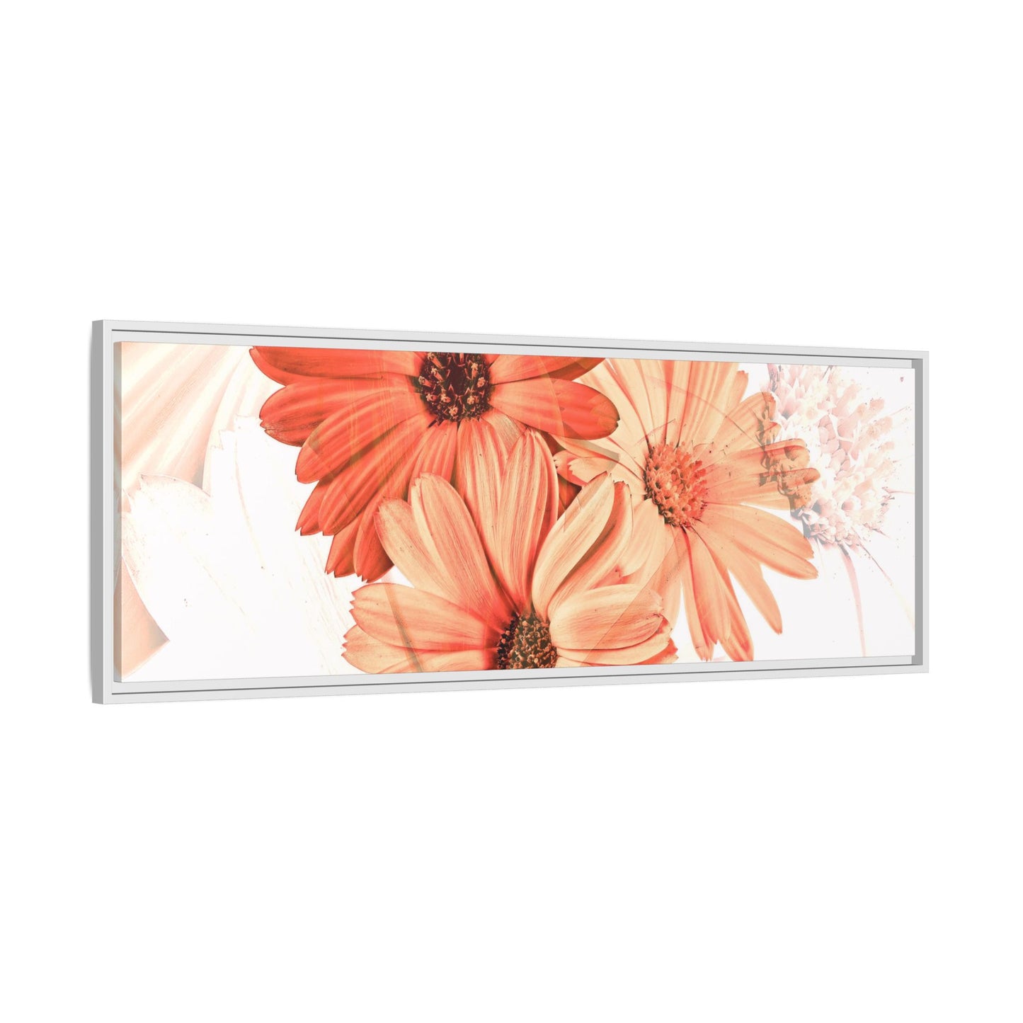 Collection Signature "FLORAL Numéro 17" sur Toile encadrée avec caisse américaine