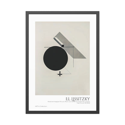 Kestnermappe Proun, Rob. Levnis and Chapman GmbH Hannover #5 (1923) by El Lissitzky / Affiche Encadrée série ART's Collection
