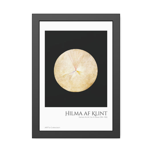 Series SUW, No 14 Swan (1914 -1915) by Hilma af Klint  / Affiche Encadrée série ART's Collection