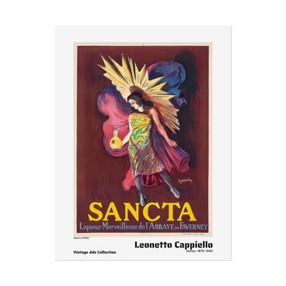 Sancta (1925) by Leonetto Cappiello / Affiche imprimée - Série Vintage Ads Collection