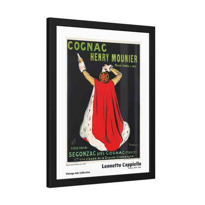 Cognac Henry Mounier (ca. 1910) by Leonetto Cappiello / Affiche Encadrée Série Vintage Ads Collection
