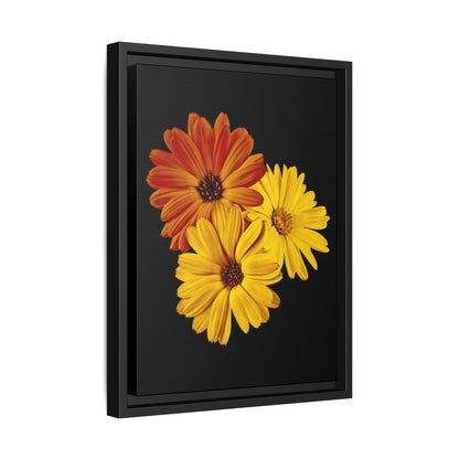 Collection Signature "FLORAL Numéro 4" sur Toile encadrée avec caisse américaine
