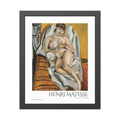 Femme nue (1915) by Henri Matisse  / Affiche Encadrée série ART's Collection