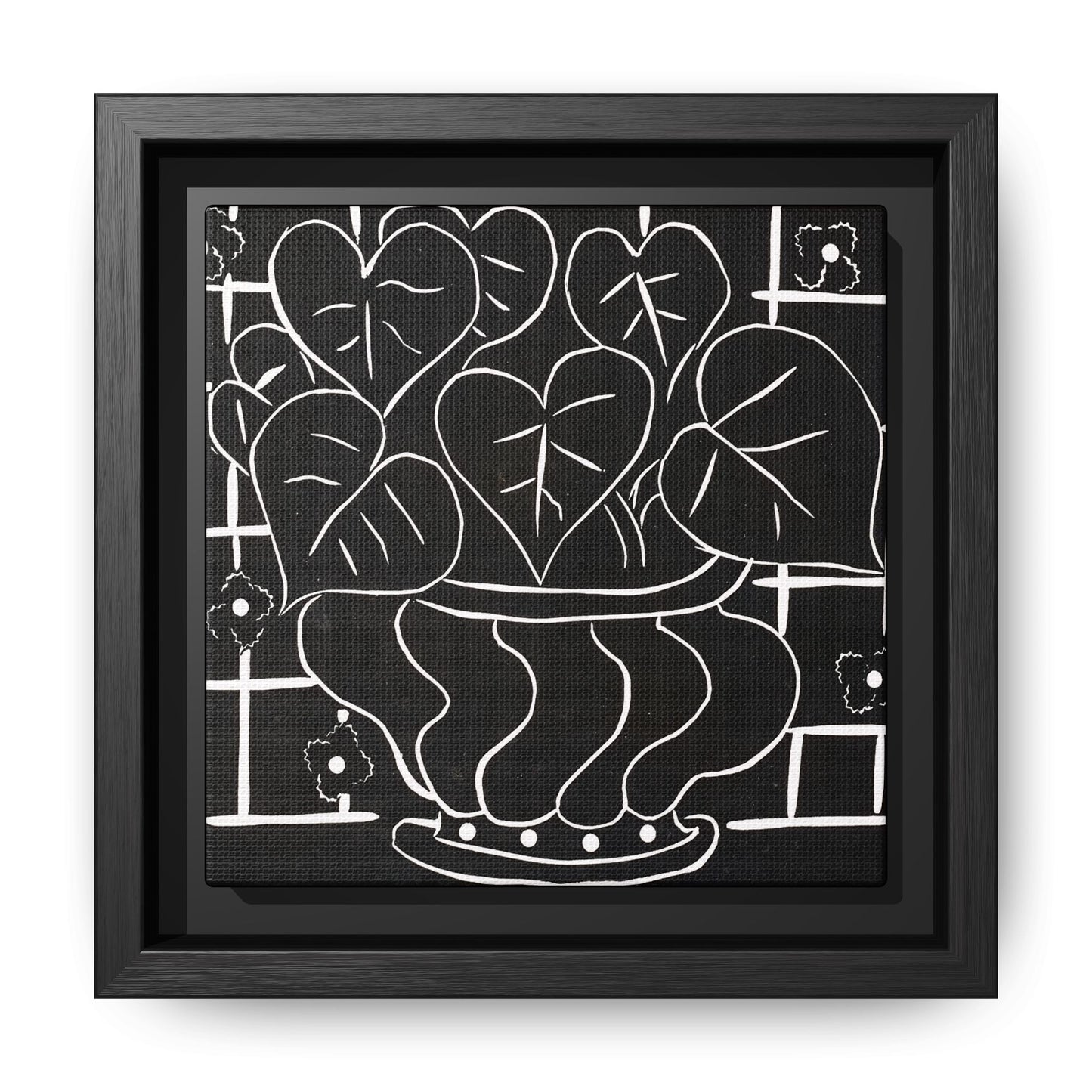 Corbeille de bégonias I (1938) by Henri Matisse / Toile encadrée sur caisse américaine