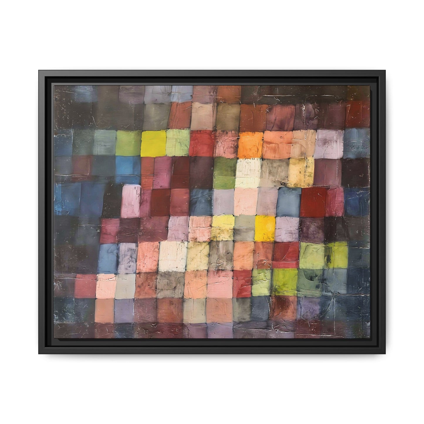 Ancient Sound (1925) by Paul Klee  / Toile encadrée sur caisse américaine