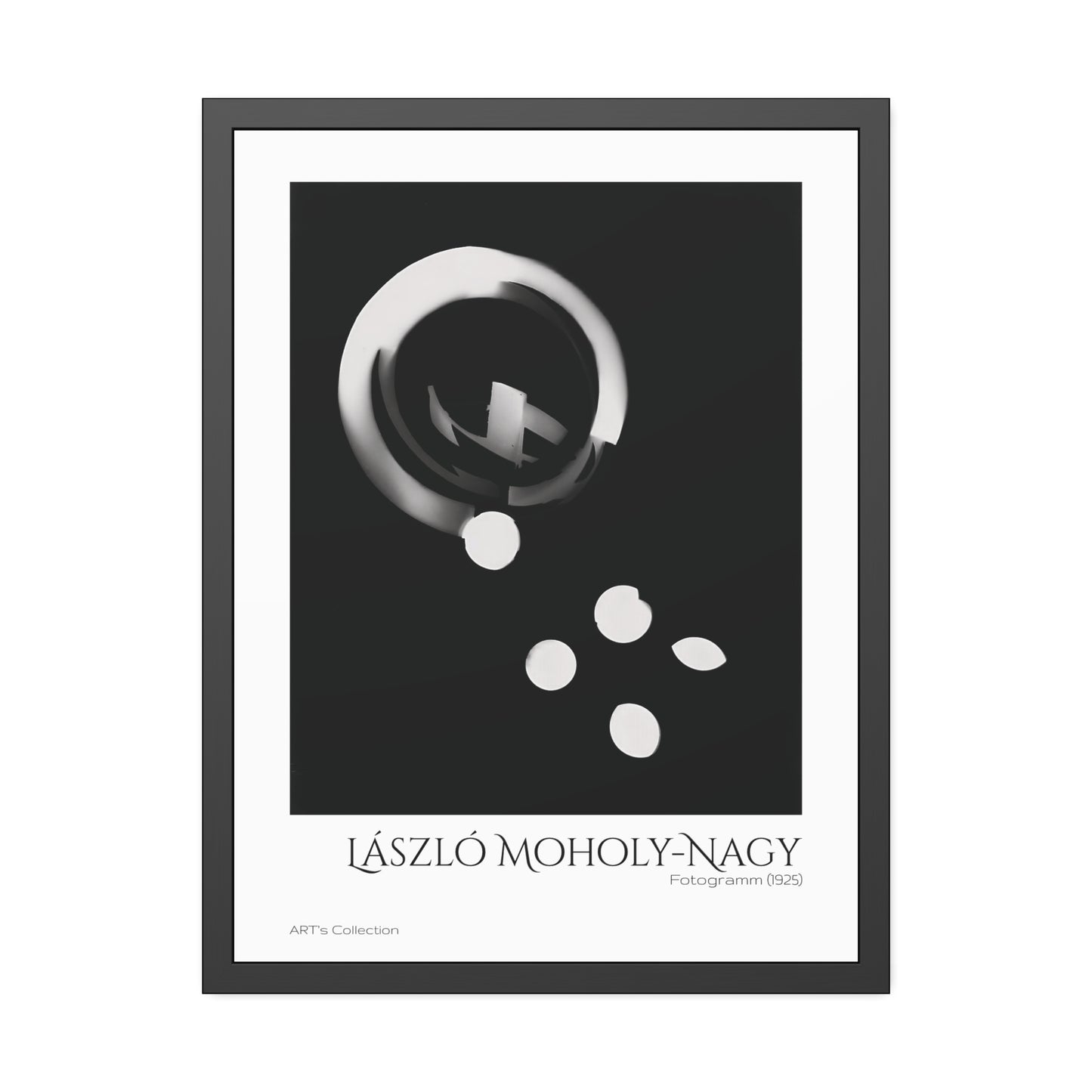 Fotogramm (1925) by László Moholy-Nagy  / Affiche Encadrée série ART's Collection