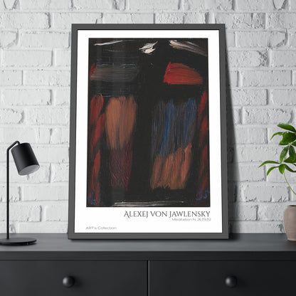 Meditation N. 26 (1935) by Alexej von Jawlensky  / Affiche Encadrée série ART's Collection