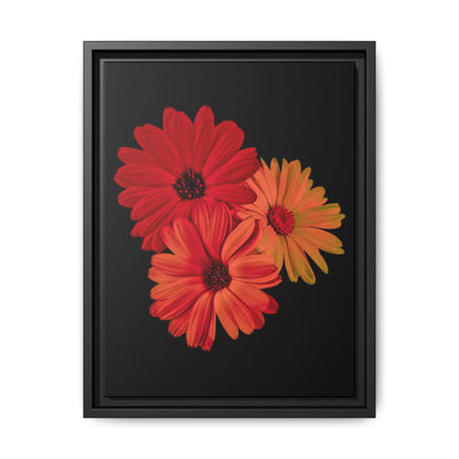Collection Signature "FLORAL Numéro 1" sur Toile encadrée avec caisse américaine